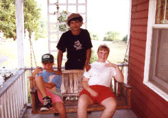 Family at a barbecue; Actual size=240 pixels wide